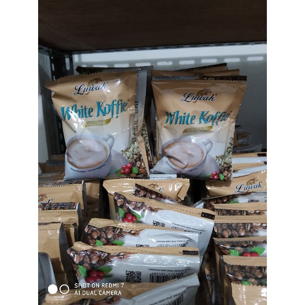 

Luwak White Coffee 20 gram (Renceng = isi 10 saset)