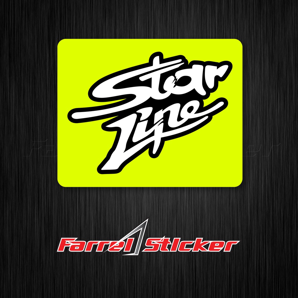 Stiker starline sticker star line kotak