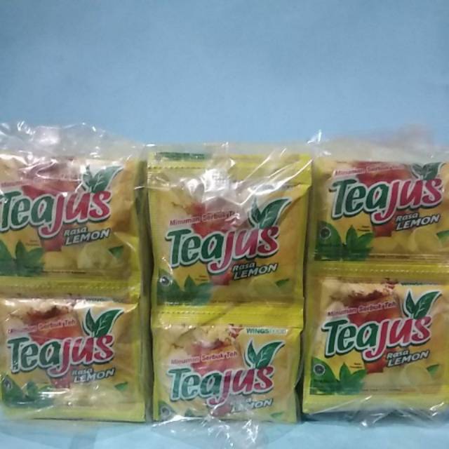 

Teajus lemon perpack isi 6 renteng