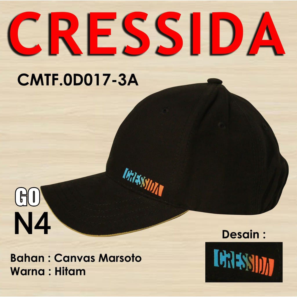 gof CRESSIDA TOPI 100% ORIGINAL Original Brand Topi Brand