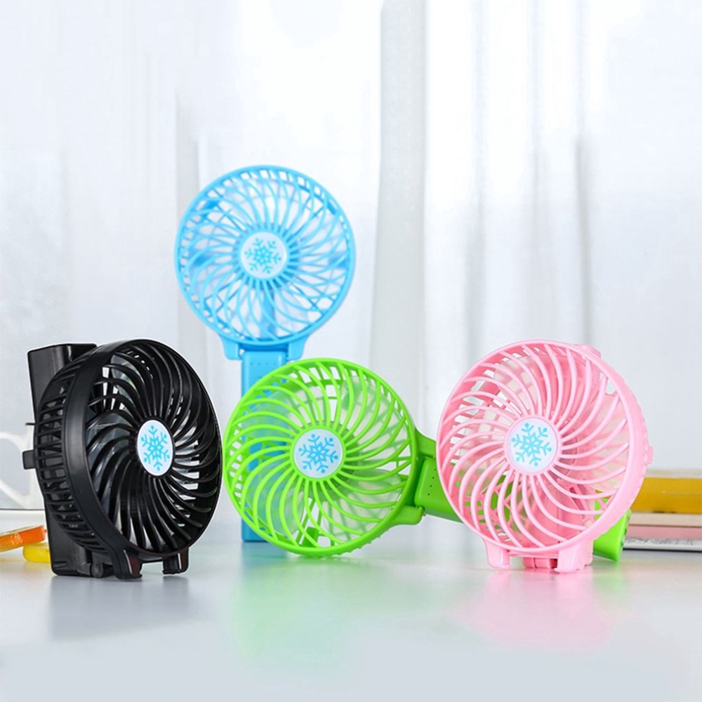 Portable Handfan Usb Rechargeable Foldable Handheld Mini Fan Cooler 3 Speed Adjustable Cooling Fan Shopee Indonesia