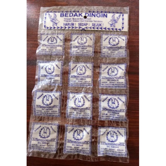 bedak dingin mendjangan bukan bedak bobok bedak bayi harum sehat tradisional