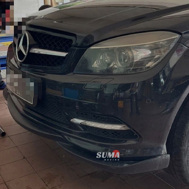 FRONT LIPS BEMPER DEPAN MERCEDES BENZ W204 CARBON KEVLAR