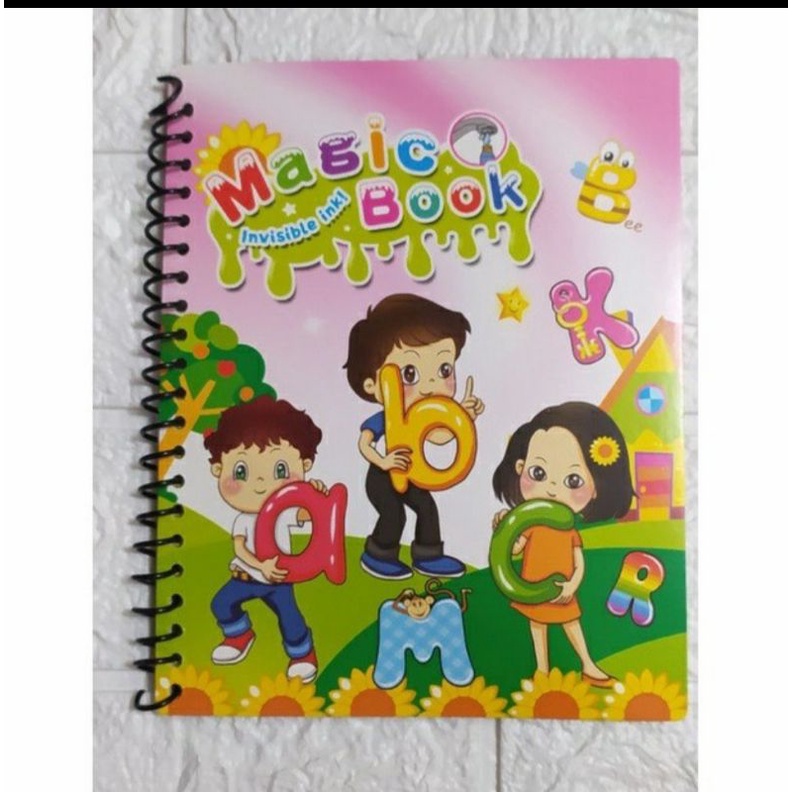 

Magic Water Book buku aktivitas anak mewarnai dengan air Reusable Mess Free
