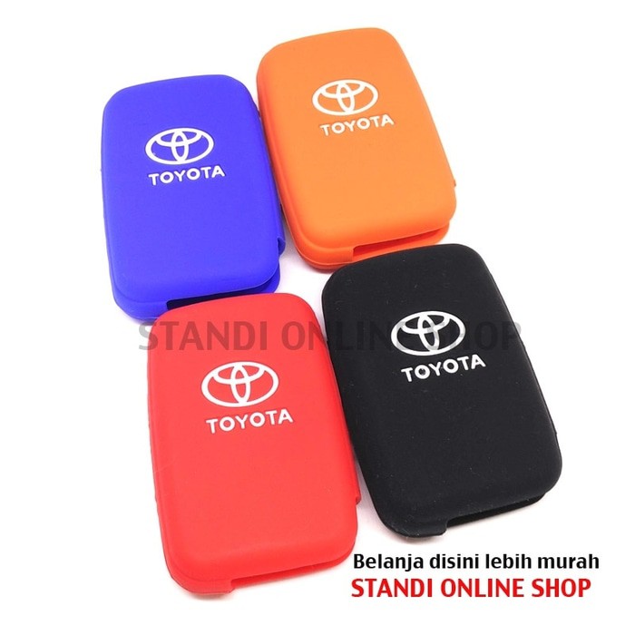 Kondom Kunci Silikon Remote Cover Toyota Camry Crown Prado Land Cruise