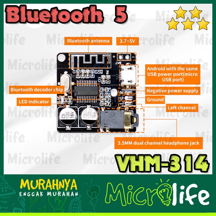 Bluetooth Audio Receiver Module