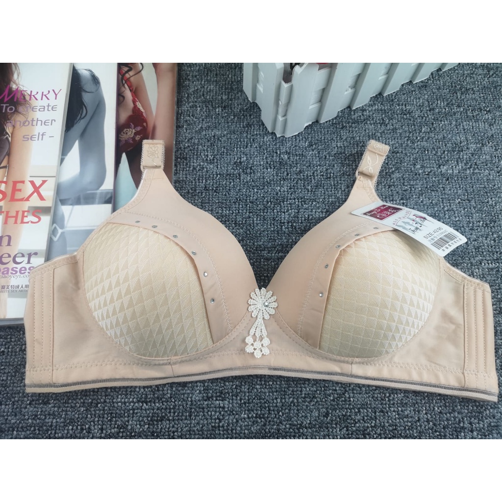 Bra / Bh Wanita F08 CUP B - Busa Tipis Tidak Ada Kawat Import (PROMO BELI 4 FREE MASKER)