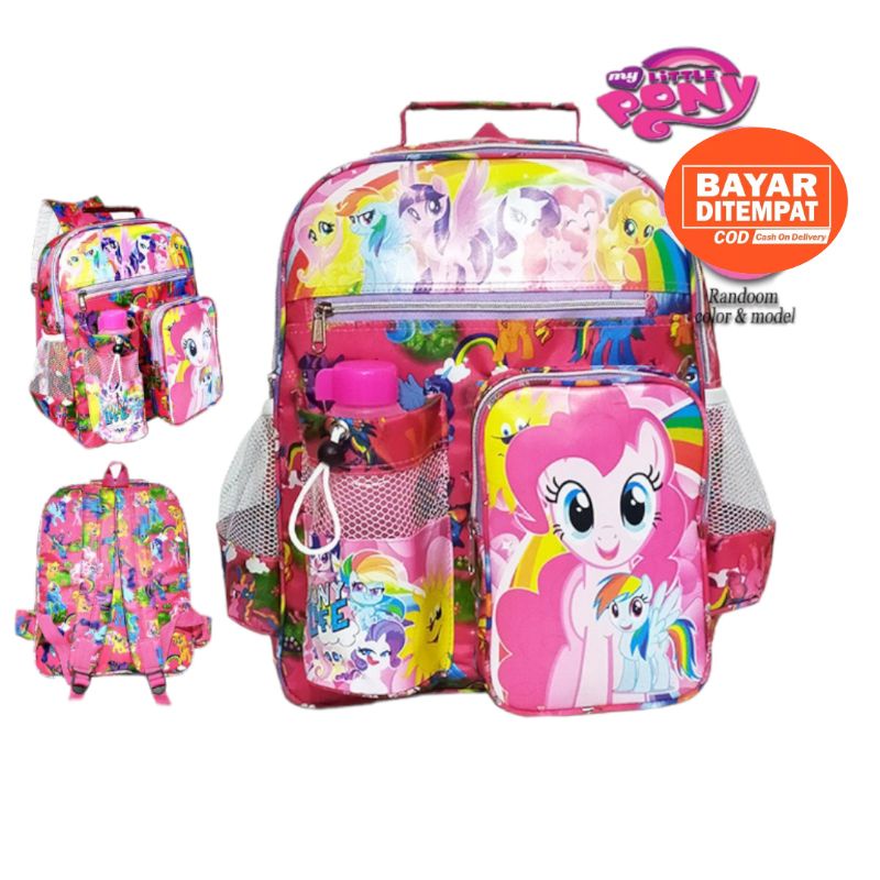 BERBONUS ~Tas Ransel Anak Perempuan ,Tas Sekolah Anak Perempuan Tas Bonus Tas Anak LittlePony/Tasana