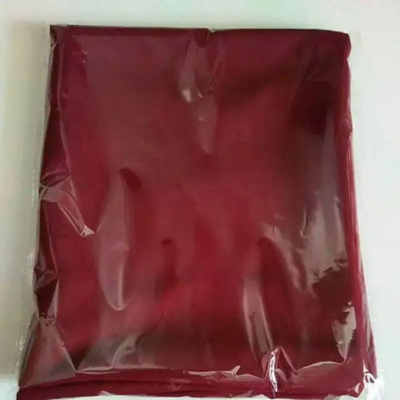 HIJAB KHIMAR/ BERGO DUA LAYAR BAHAN  CERUTY BOBY DOL-Maron