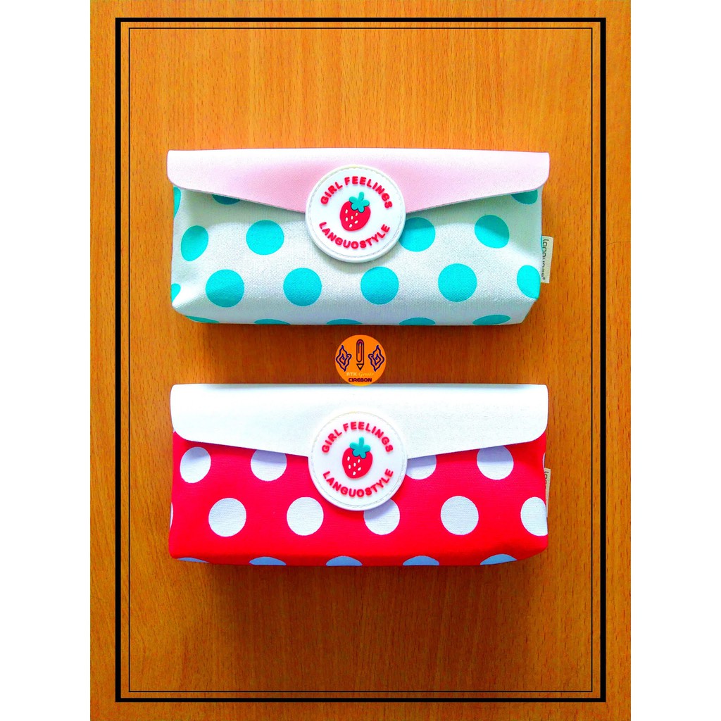 

Tempat Pensil Slet Kain Im164 LG-7140 Pencil Case Girl Feelings