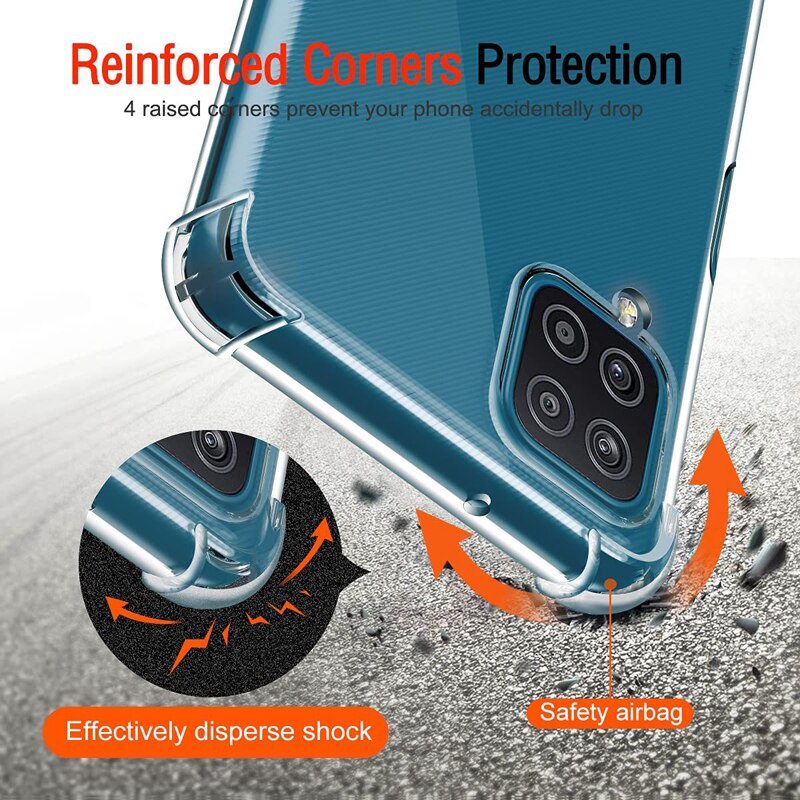 Case Samsung Galaxy A03 Ultrathin Premium Soft Case Casing + Tempered Glass Layar dan Skin Carbon 3D Film