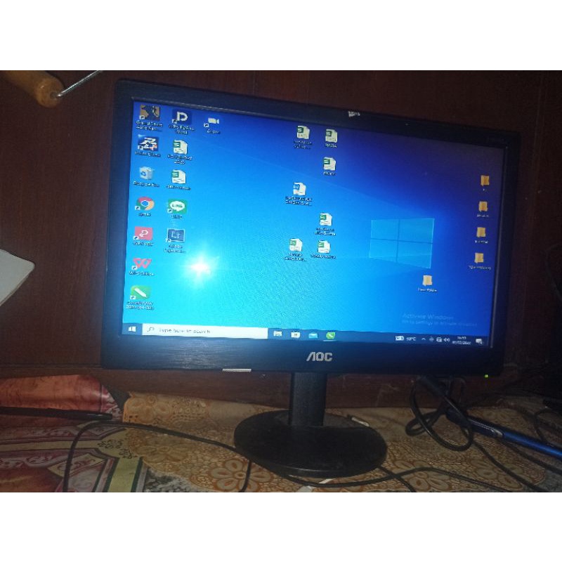 PC rakitan i3core lengkap monitor keyboard
