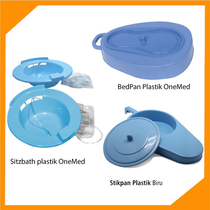 Tempat Buang Air Besar / Stikpan / BedPan / Sitzbath plastik OneMed