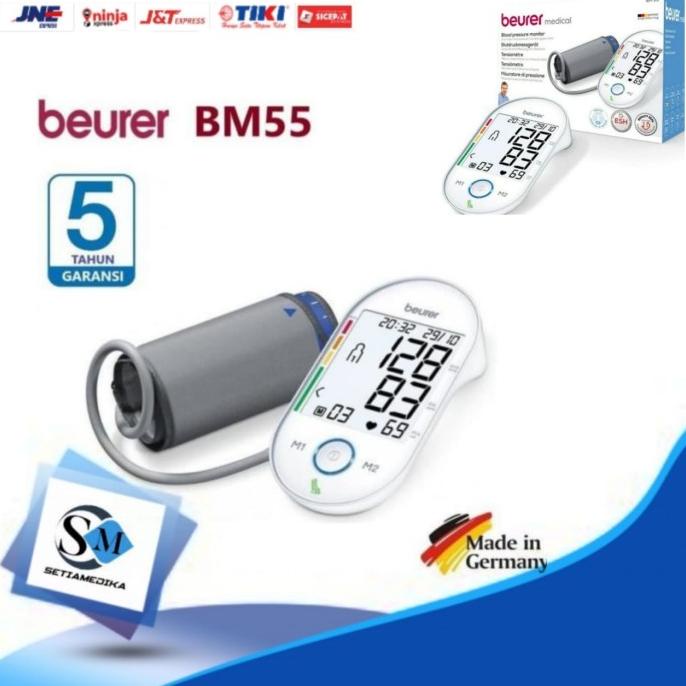 Jual BEURER BM55, UMPER ARM BLOOD PRESSURE MONITOR / TENSIMETER DIGITAL