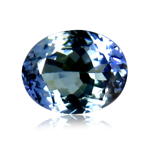 Certified Oval 1.53ct 8X6mm Natural Bluish Violet TANZANITE Tanzania TZ136