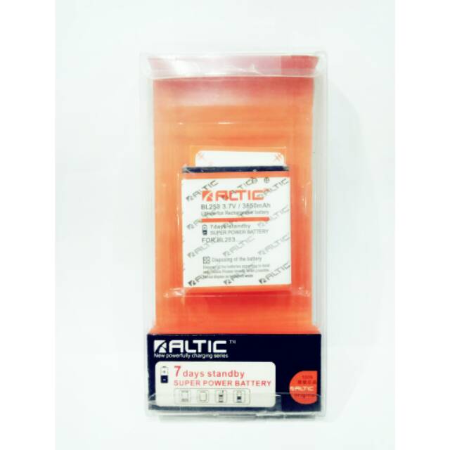 Baterai batre battery double power original altic lenovo a1000 a2010 bl253 bl-253
