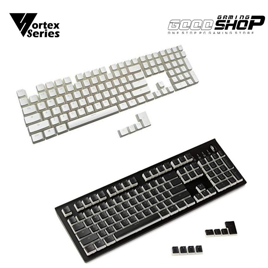 Jual VORTEXSERIES Pudding Keycaps PBT Doubleshot Backlit 108 Keys