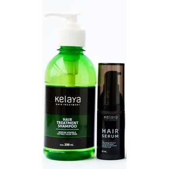 FREE SISIR Kelaya Shampoo Hair Treatment Original Atasi Rambut Rontok Bisa COD-2 PCS HAIR SERUM