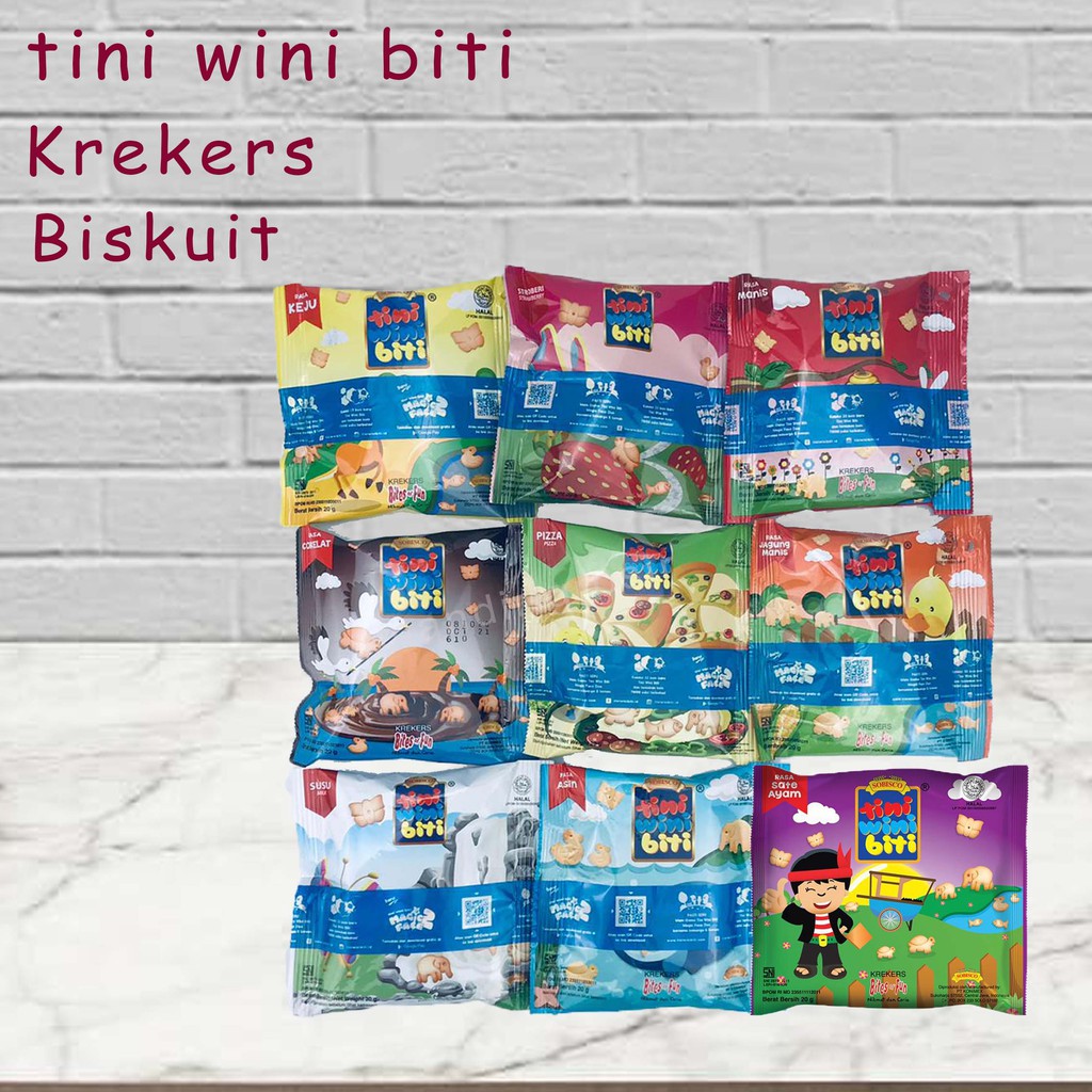 TINI WINI BITI *BISKUIT * 9 VARIAN RASA * 20g