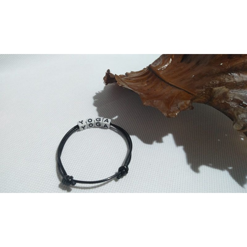 GELANG COUPLE NAMA DADU PUTIH
