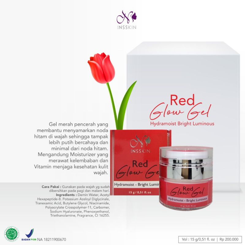 Red GLOw Gel Ns skin