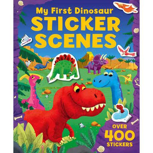 

HARGA SPESIAL My First DINOSAUR Sticker Scenes Book with over 400 stickers