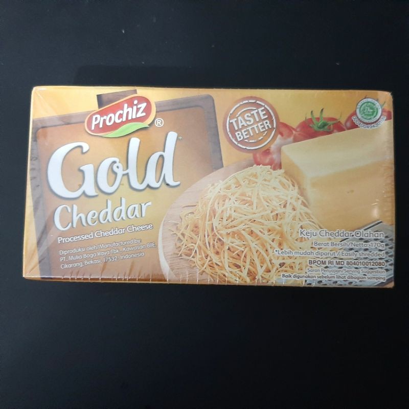 

keju cheddar / keju parut prochiz gold 170gr