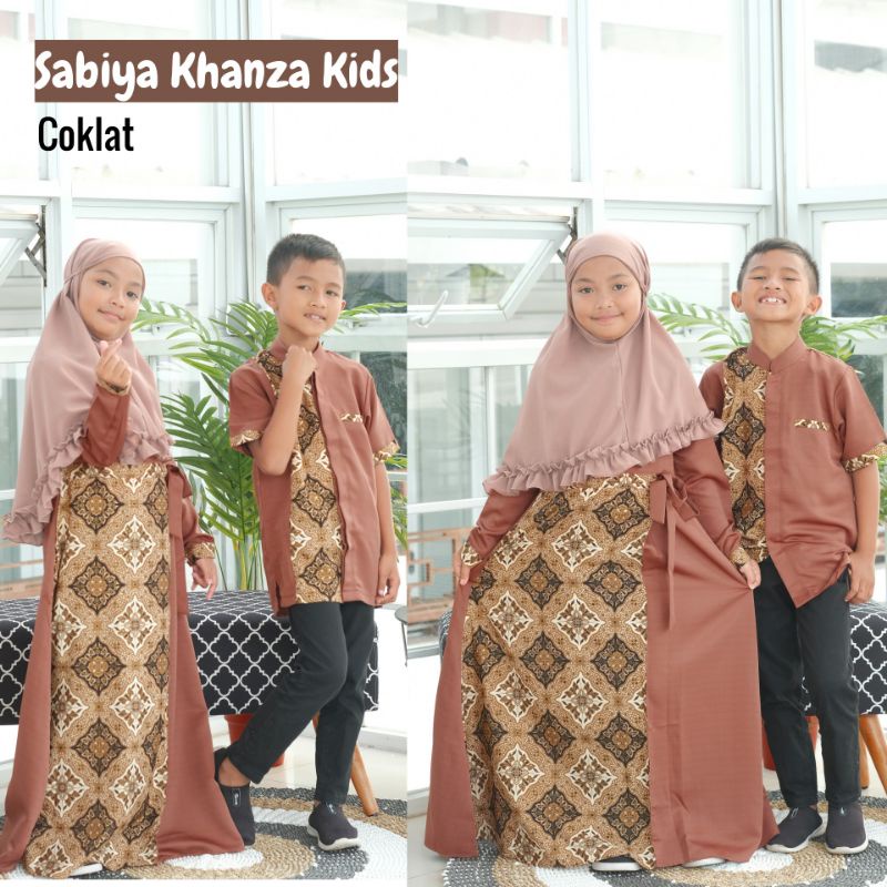 Baju Muslim Anak New Sabiya Batik No Hijab