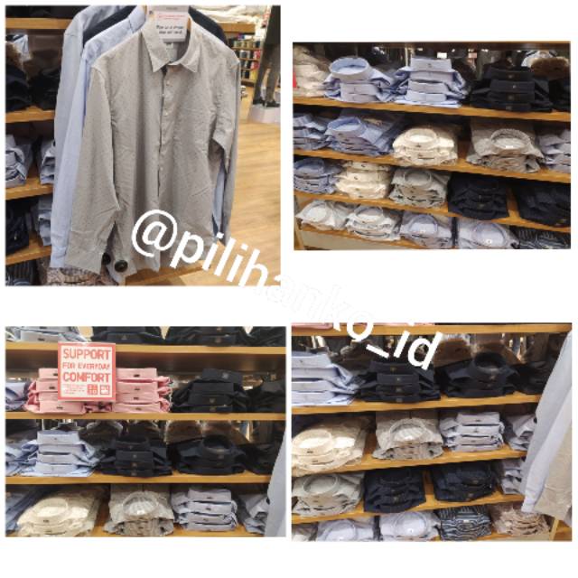Kemeja Formal Pria UNIQLO Original