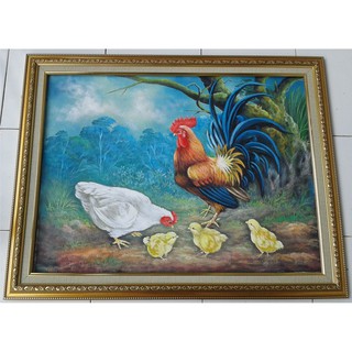  Lukisan  Ayam  Jantan Cikimm com