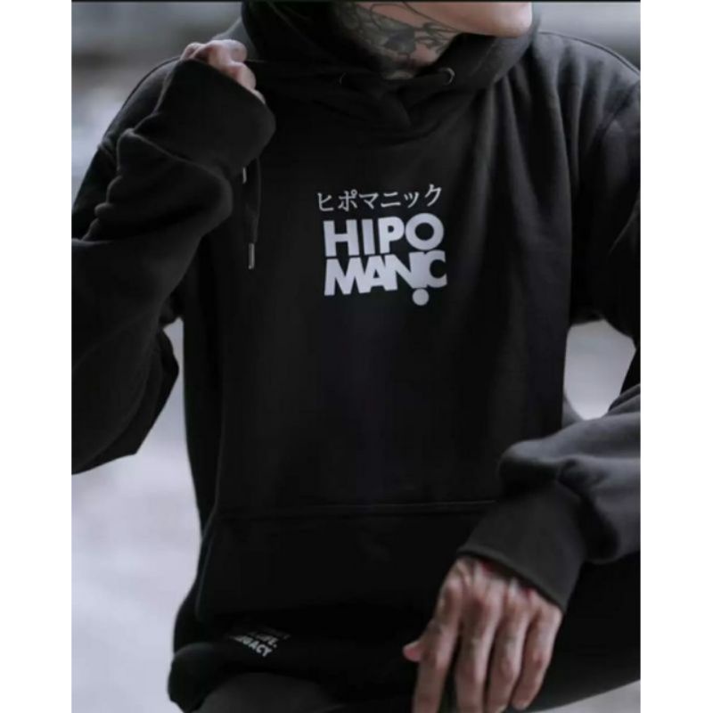 Sweater Hoodie HIPOMANIC pria wanita oversize korean style