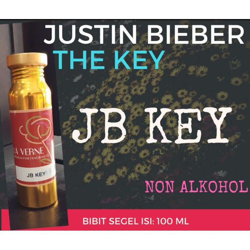 BIBIT PARFUM JUSTIN BIEBER THE KEY- JB KEY LAVERNE