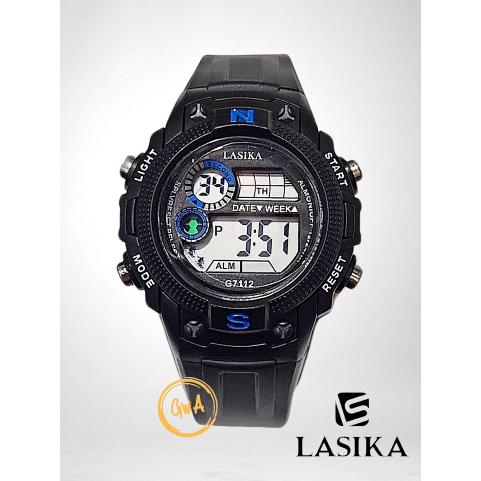 Jam Tangan Anak Lasika digital sport cewek cowok G7112 G7115 fashion water resistant/anti air