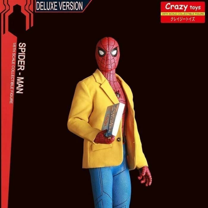 ITN - crazy toys spiderman figure statu
