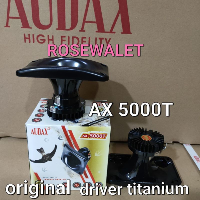 AUDAX AX 5000 T DRIVER TITANIUM NEODYMIUN TWEETER ORIGINAL