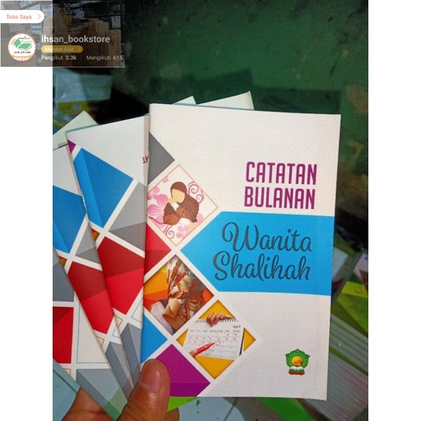 Catatan Bulanan Wanita Sholikah Sholihah Shalihah tentang Haid Nifas Buku Saku Karya Pondok LIRBOYO