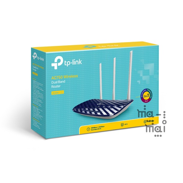 TP-Link WiFi Router Archer C20 AC750 Wireless Dual Band Router