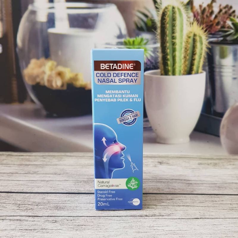 betadine nasal spray cold defence untuk dewasa