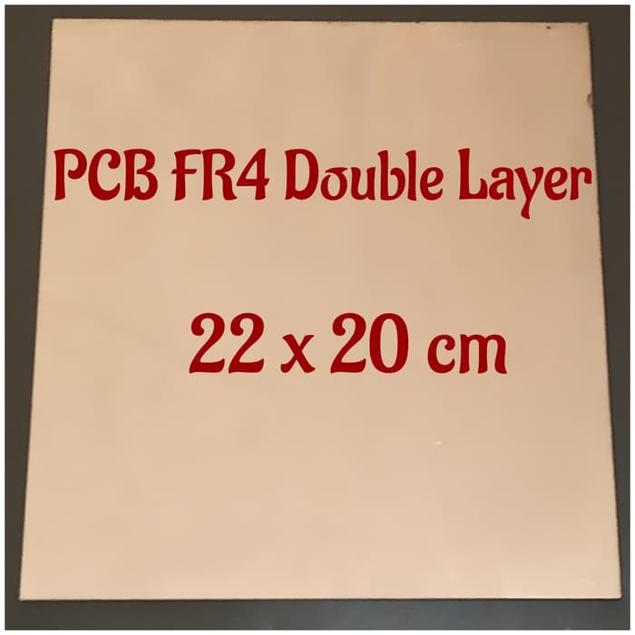 pcb double layer size 20 x 22 fiber tebal 1.6 mm fr4
