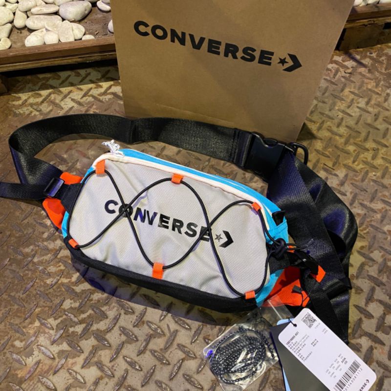 Waistbag Converse Grey Blue Original Free Paperbag