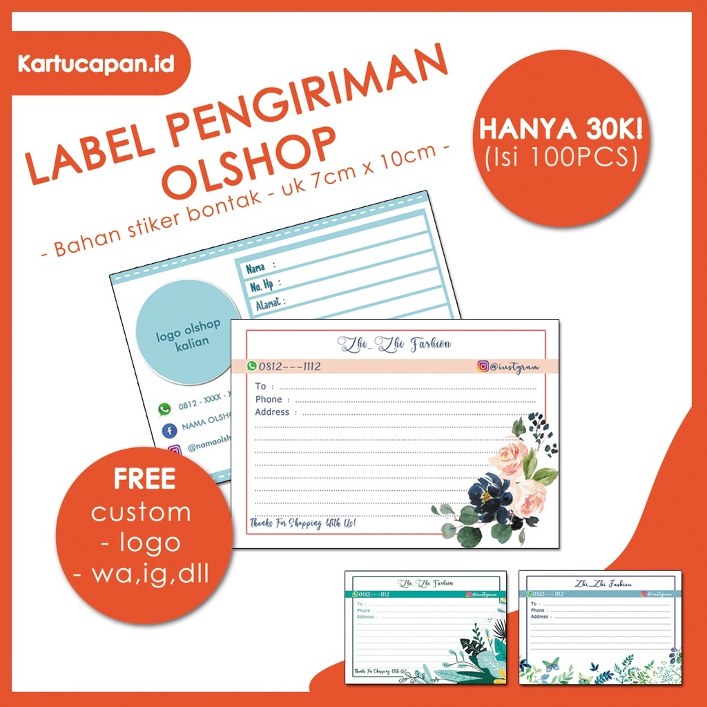 

LABEL PENGIRIMAN OLSHOP STIKER / STIKER PENGIRIMAN OLSHOP / LABEL PENGIRIMAN OLSHOP MURAH