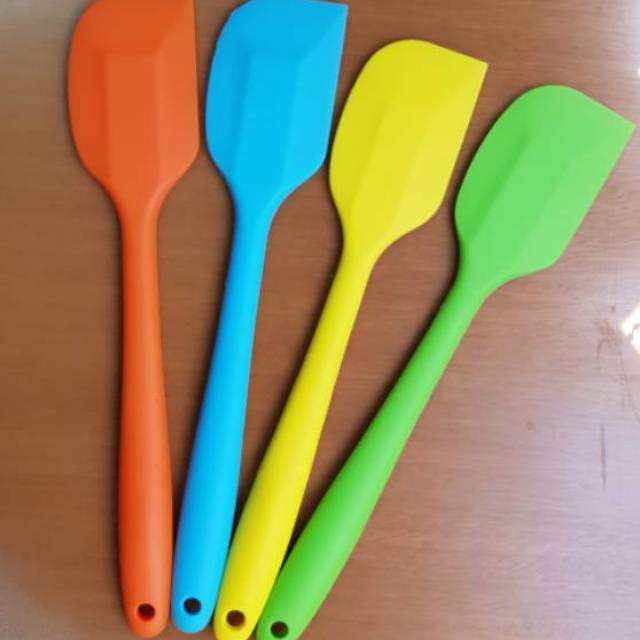 Rubber silicon spatula 28 cm tahan panas kuat tidak merusak teflon