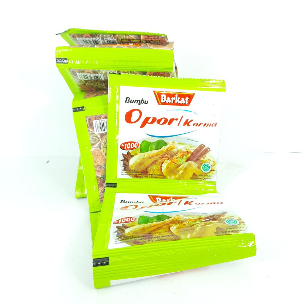 

Bumbu Opor/Korma Barkat 1 Renceng (12 pcs)