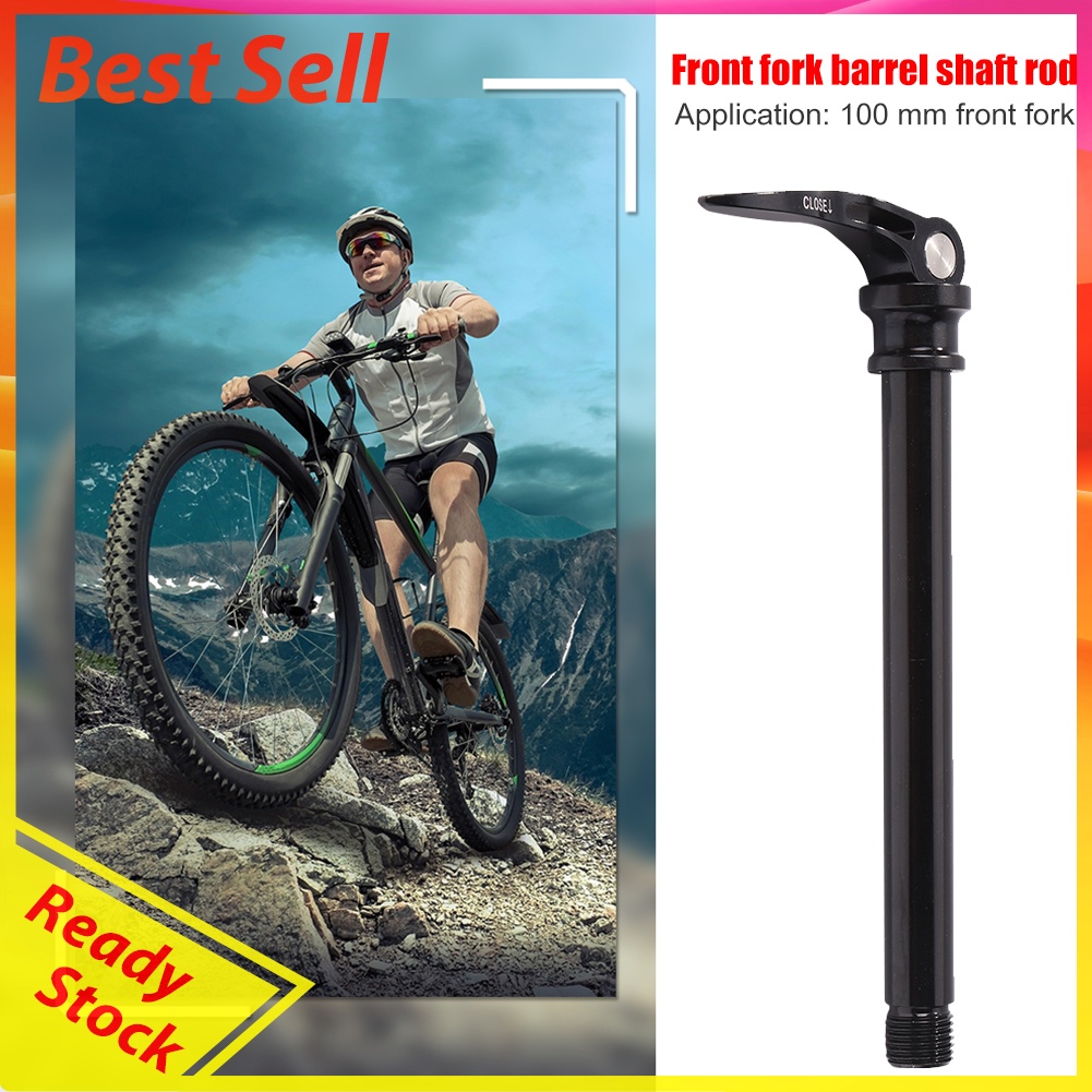 Bicycle Quick Release Thru Axle Skewer 100x15mm MTB Front Fork Shaft Lever