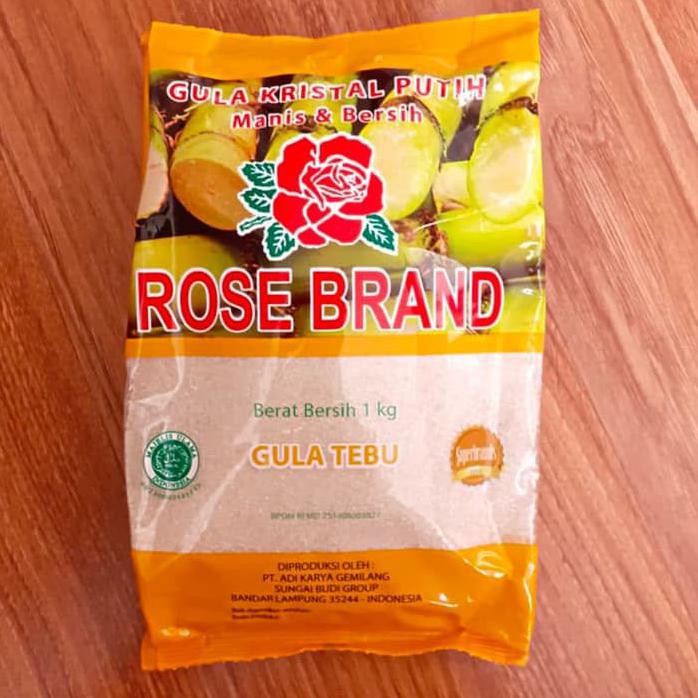 

ROSE BRAND GULA PASIR 1KG ( 1 KARTON ) 20 PCS