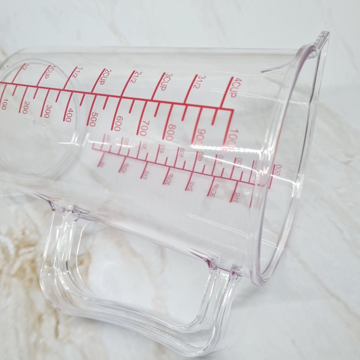 Sanneng SN4708 - Plastic Measuring Cup / Gelas Ukur 1L / 1000cc