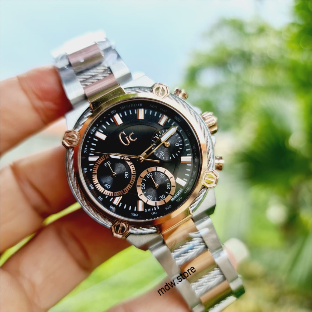 Guess Collection GC Y25003G2 Inner Black Jam Tangan Wanita