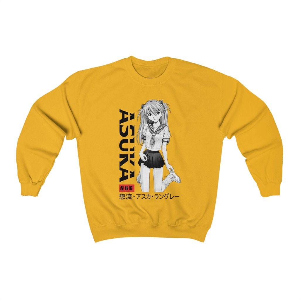 ASUKA ANIME Sweatshirt Basic II Sweater Crewneck Print DTF II Sz M - XL ( Pria &amp; Wanita / Anak &amp; Dewasa )