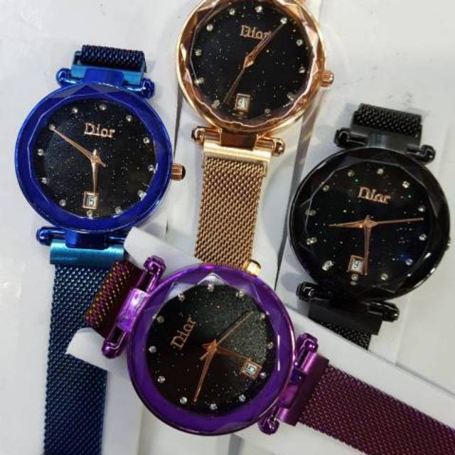 Jam Tangan Rantai Magnet / Jam Tangan Wanita Rantai Magnet-3