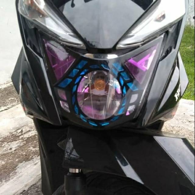 Stiker Lampu Motor Beat Motif Transformer Shopee Indonesia